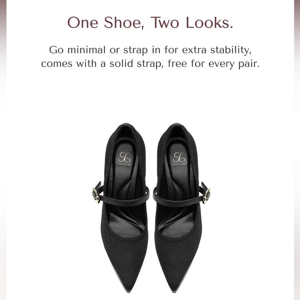 StyleFlex Pointed Toe Heeled Platform Pump - Picture 14 of 16
